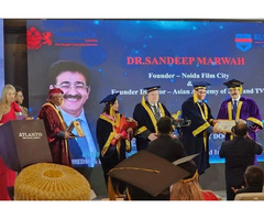Dr. Sandeep Marwah Conferred with Honorary Doctorate for Outstanding