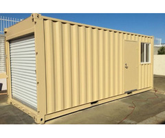 Refurbished 16ft Storage Containers with Roll up Doors