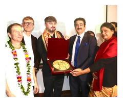 Sandeep Marwah Honored by Deputy Mayor of Grozny, Russia, at BRICS