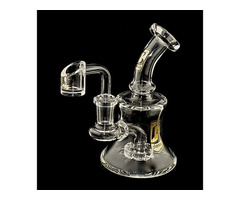 Mini Bell Design with Bent Stem Water Pipe 5 Inch