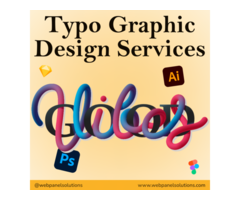 Outsource Typo Graphic Design Company in USA – Web Panel Solutions