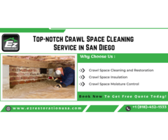 Premium Crawl Space Cleaning Services in San Diego
