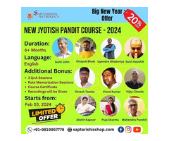 Jyotish Pandit Course 2024 by Saptarishis Astrology