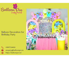 Premier Balloon Decoration for Birthday Party Celebrations