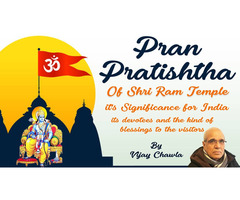 Prana Pratishtha of Shri Ram Temple by Vijay Chawla