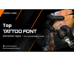 Develop business app like Tattoo font generator app | iTechnolabs