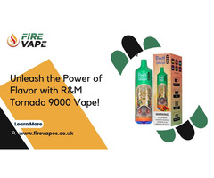 Unleash the Power of Flavor with R&M Tornado 9000 Vape!