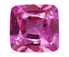 Beautiful 0.50-Carat Untreated Cushion Sapphire Pink Gemstone