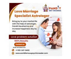 Love Marriage Specialist Astrologers in New Jersey