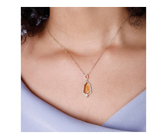 Genuine Gemstone Amulet Necklace – Great Deal!