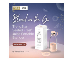 Blend on the Go: TrendStar Sealed Fresh Juice Portable Blender