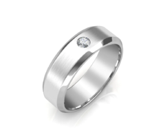 Buy Mens Moissanite Wedding Band For Your Special Occation