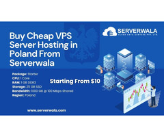 Buy Cheap VPS Server Hosting in Poland From Serverwala