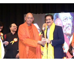 Renowned Media Personality Dr. Sandeep Marwah Honored for Spiritual