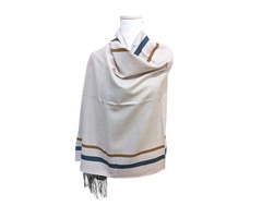 Reversible Plaid Pure Wool Cashmere Scarf