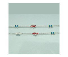 Buy Silver Anklets for Kids Online | Silverare