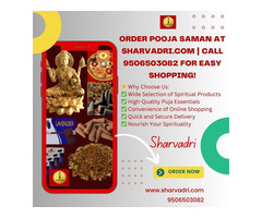 Order Pooja Saman at Sharvadri.com | Call for Easy Shopping!