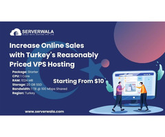 Increase Online Sales with Turkey's Reasonably Priced VPS Hosting