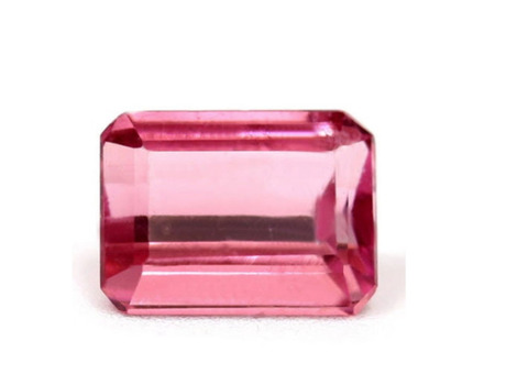 Find Emerald Cut Pink Tourmaline Stone for Sale