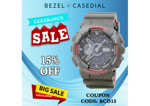 Casio G-Shock Special Color  Digital Display GA-110HR-1ADR Men's Watch