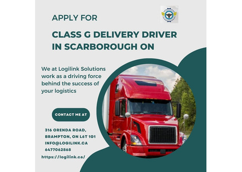 Apply for  Class G Delivery Driver in Scarborough ON