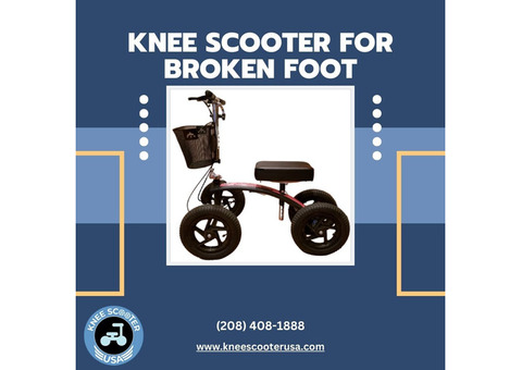 Mobility Solutions For Knee Scooter Broken Foot At Knee Scooter USA