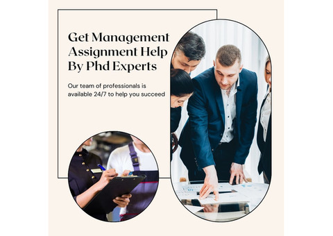Get Management Assignment Help By Phd Experts