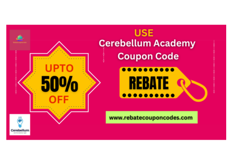 [Rebate] – Use for Cerebellum Academy Coupon Code