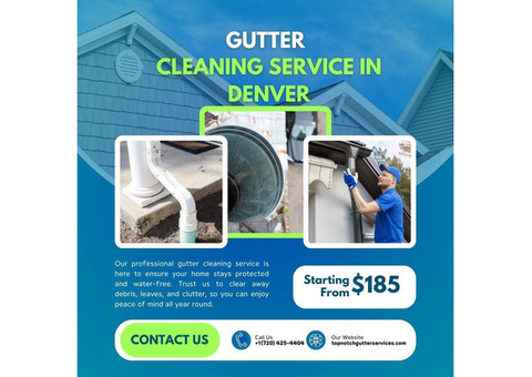 Click here to schedule Denver gutter cleaning for a worry-free year