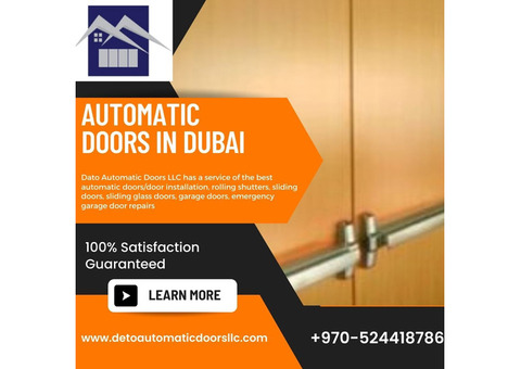 Automatic Doors in Dubai |Deto Automatic Doors LLC