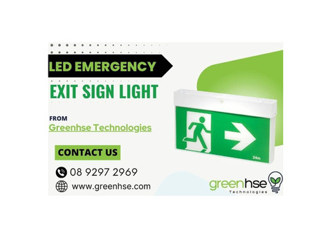Buy LED Emergency Exit Sign Light in Perth