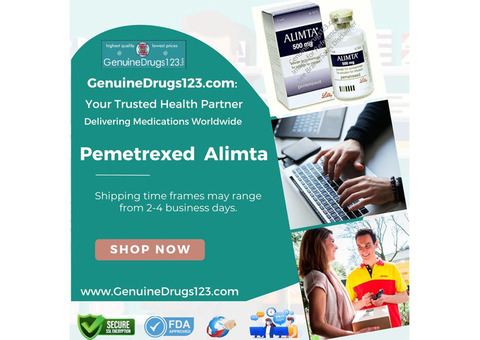Cost of Pemetrexed (Alimta) per Month - GenuineDrugs123