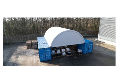 Choose container canopies for better flexibility, cost-effectiveness