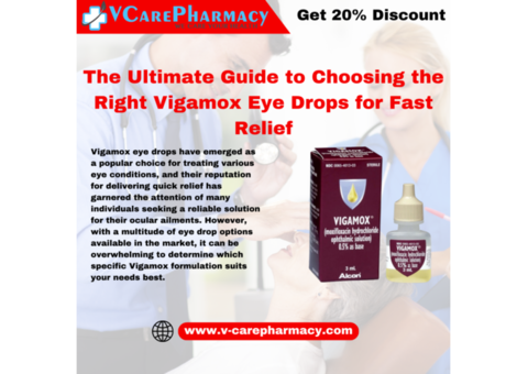 Vigamox Eye Drops: A Guide to Uses and Dosage