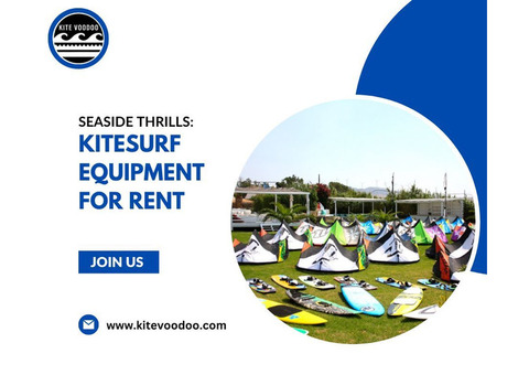 Seaside Thrills: Kitesurf Equipment for Rent