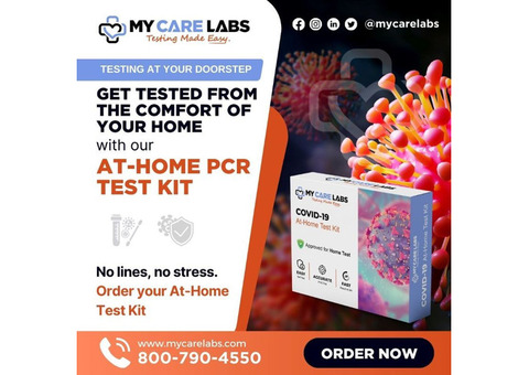 Home PCR Test Kit from My Care Labs