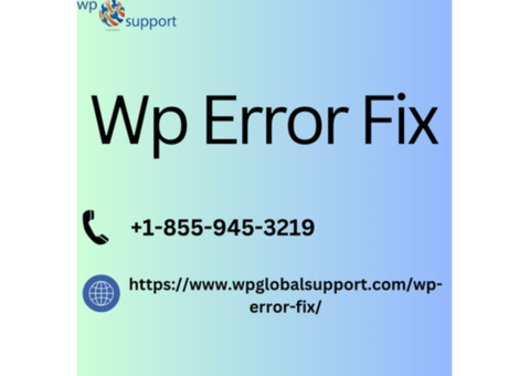 Importance of Wp error fix Service