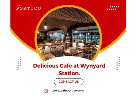 Delicious Cafe at Wynyard Station.