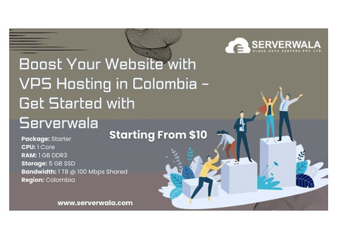 Boost Your Website with VPS Hosting in Colombia -  Serverwala