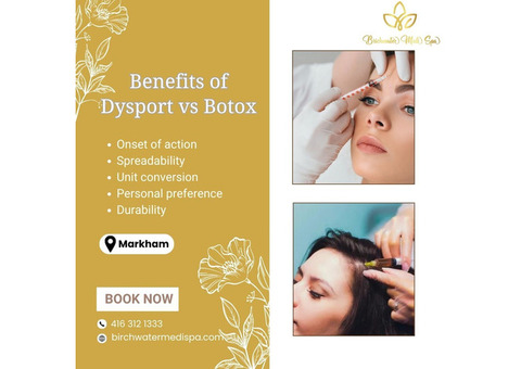 Benefits of Dysport vs Botox in Markham