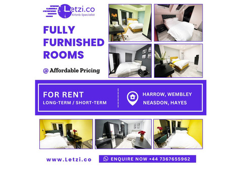 Affordable and Fully Furnished Rooms for Rent