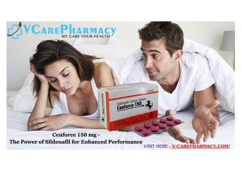 Cenforce 150 mg:  the Uses and Benefits of Sildenafil Citrate