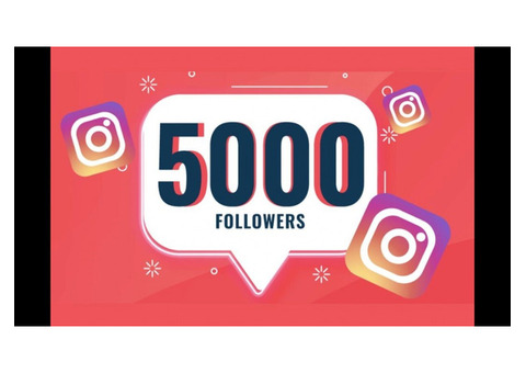 Buy 5000 Followers on Instagram Online at Cheap Price