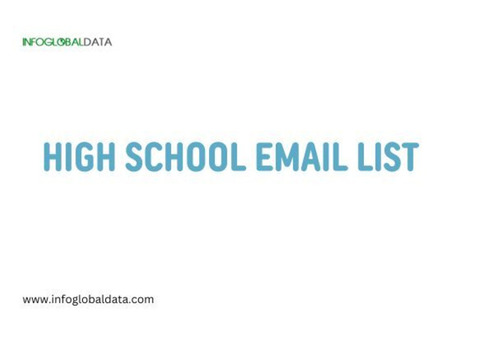 Get the B2B High School Email List with Cheap Price