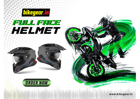 Buy Full-Face Helmets Online in India - BikeGear.in