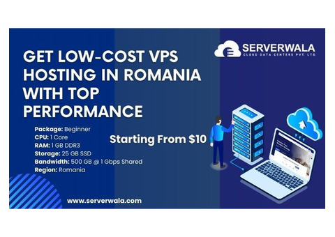 Get Low-Cost VPS Hosting in Romania with Top Performance