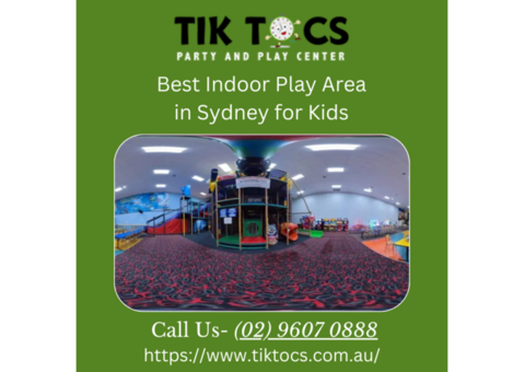 Best Indoor Play Area in Sydney for Kids