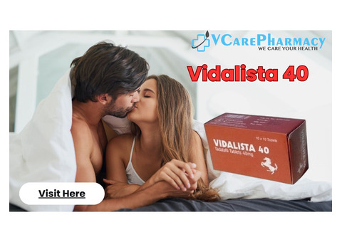 Vidalista 40mg - Your Path to Enhanced Performance and Confidence