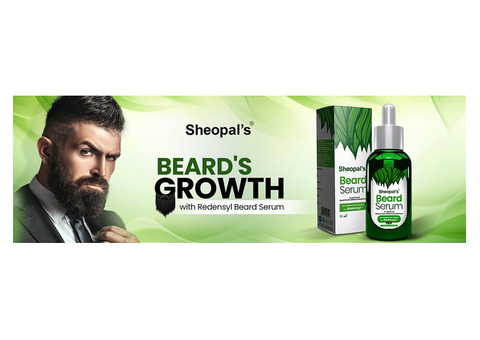 Beard Hair Growth Serum for Thick and Shiny Beard