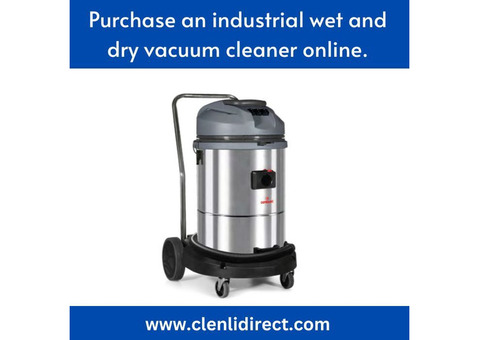 Purchase an industrial wet and dry vacuum cleaner online.